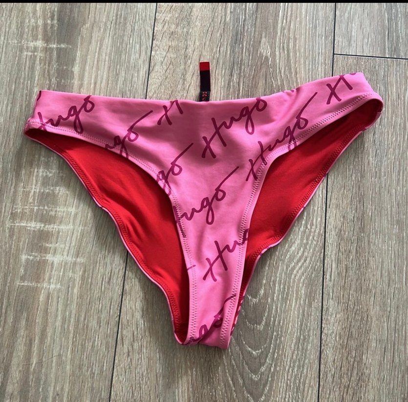 Hugo boss Pembe  Desenli Bikini Altı - Görsel 2