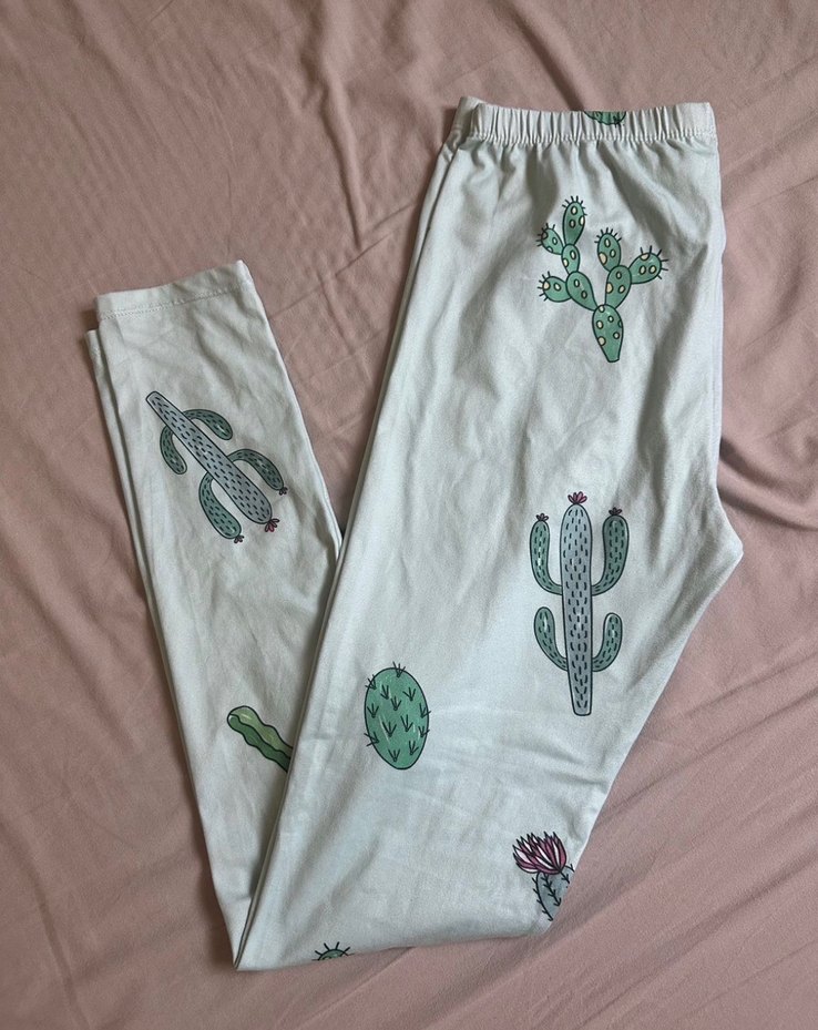 Acik yesil desenli tayt - Görsel 2