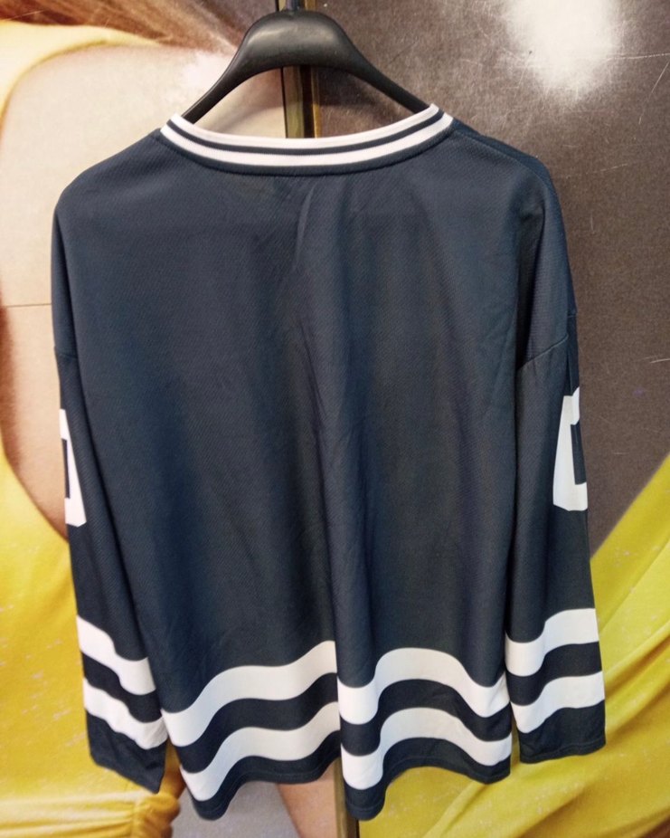 Gri Baskılı Uzun Kollu Erkek Jersey - Görsel 2