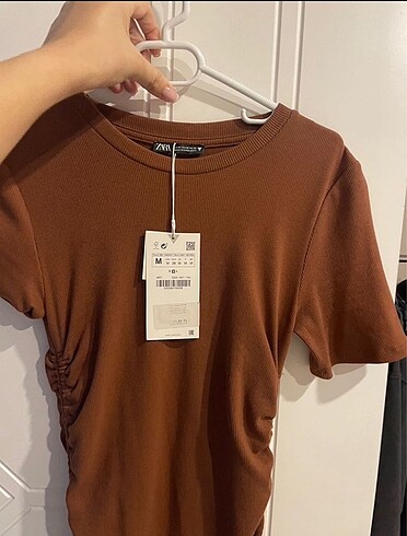 Zara buzgulu elbise