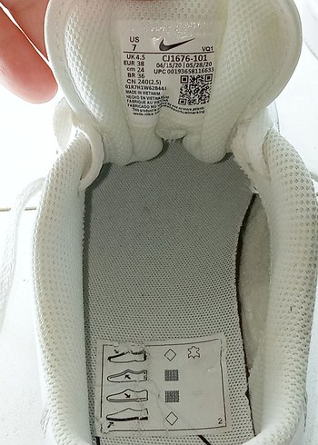 Nike Beyaz Kadın Spor Ayakkabı - Görsel 8