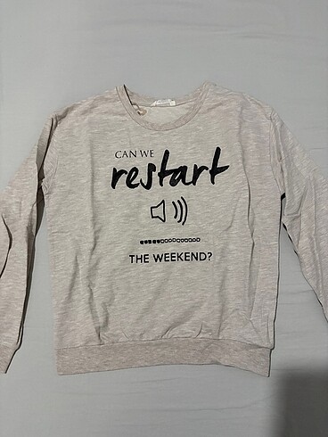 Defacto Krem Sweatshirt