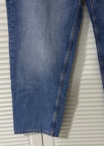 Bershka Gri Mavi Normal Kesim Kadın Jean - Görsel 6