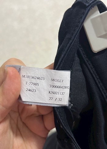 Siyah Kadın Midi Boy Regular Fit Jean - Görsel 5