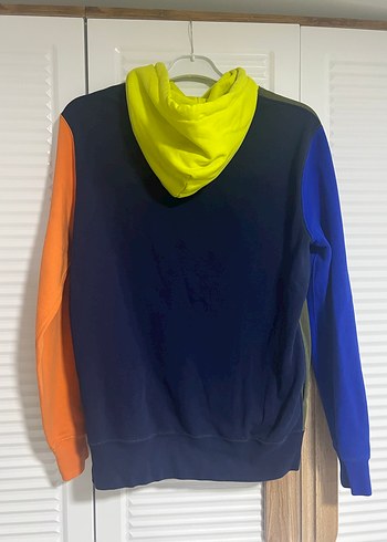 Renkli Sweatshirt Uzun Kollu Rahat Kesim - Görsel 5