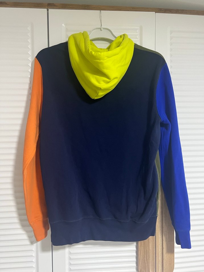 Renkli Sweatshirt Uzun Kollu Rahat Kesim - Görsel 5