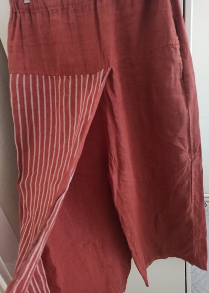 Kadın Keten Pantolon - Görsel 2