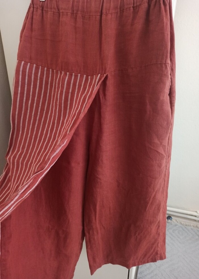 Kadın Keten Pantolon - Görsel 4
