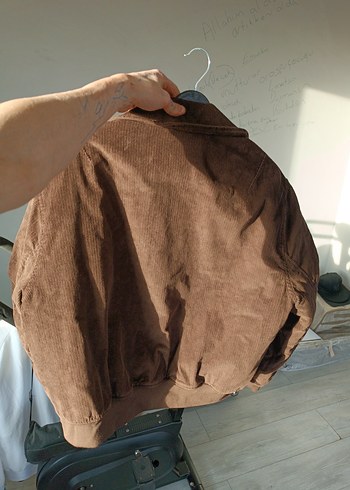 Zara Kadife Bomber Ceket - Görsel 3