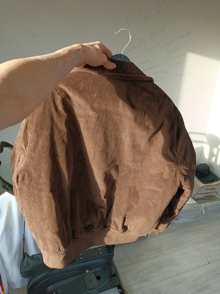 Zara Kadife Bomber Ceket - Görsel 3