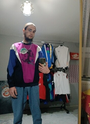 Adidas Vintage Sweatshirt - Görsel 7