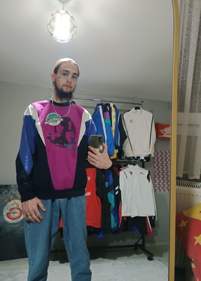 Adidas Vintage Sweatshirt - Görsel 3