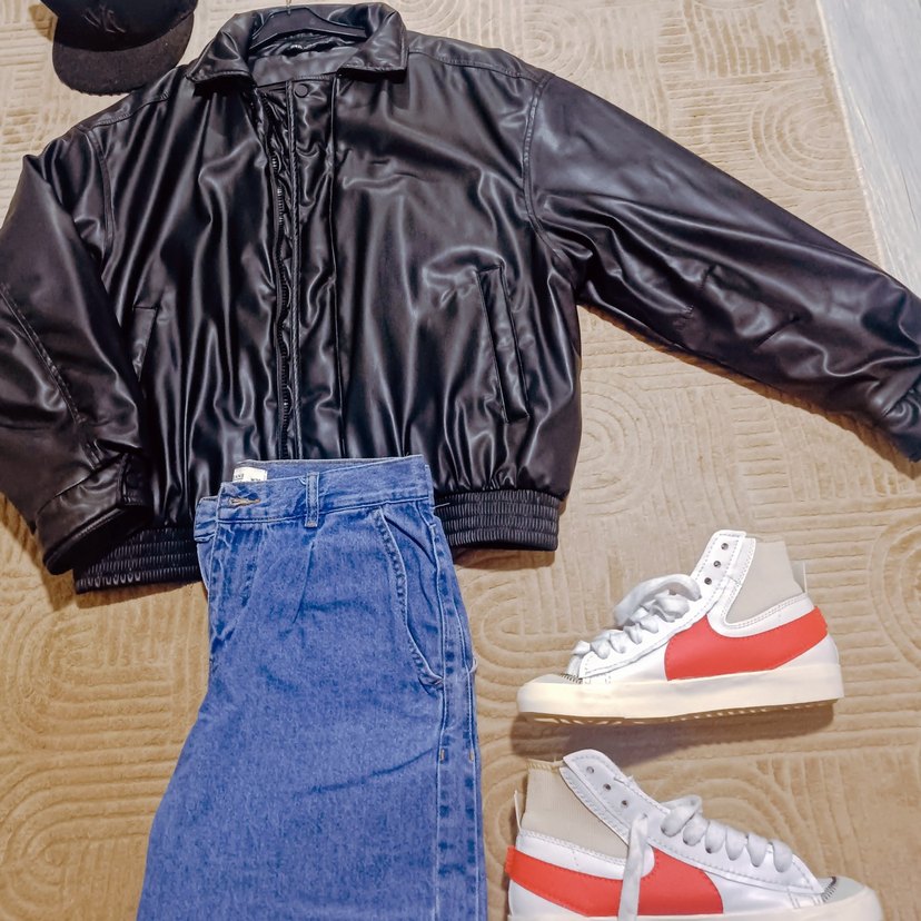 Zara Deri Ceket - Görsel 2