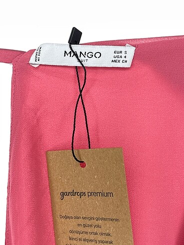s Beden pembe Renk Mango Kısa Elbise %70 İndirimli.