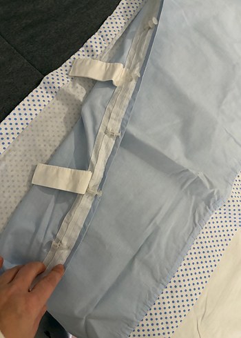 Nakışlı Mavi Çocuk fon perde - Görsel 2