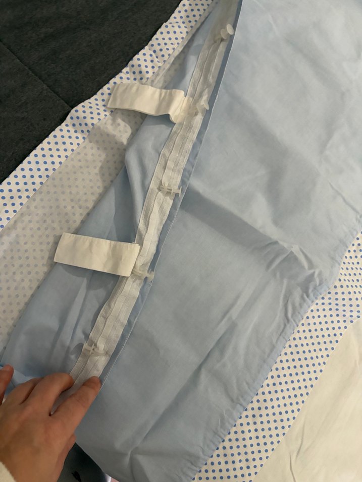 Nakışlı Mavi Çocuk fon perde - Görsel 2