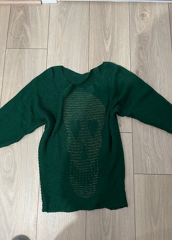 American Vintage Yeşil Örgü Kadın Triko Kazak