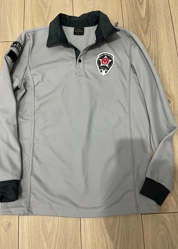 Gri Uzun Kollu Polo Yaka guvenlık serer - Görsel 2