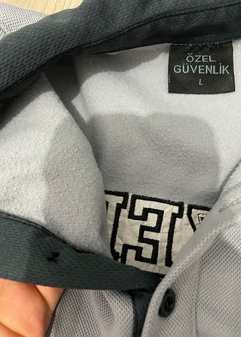 Gri Uzun Kollu Polo Yaka guvenlık serer - Görsel 5