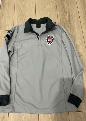 Gri Uzun Kollu Polo Yaka guvenlık serer - Görsel 3