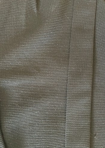 Siyah Kemerli Kadın Kumaş Pantolon - Görsel 3