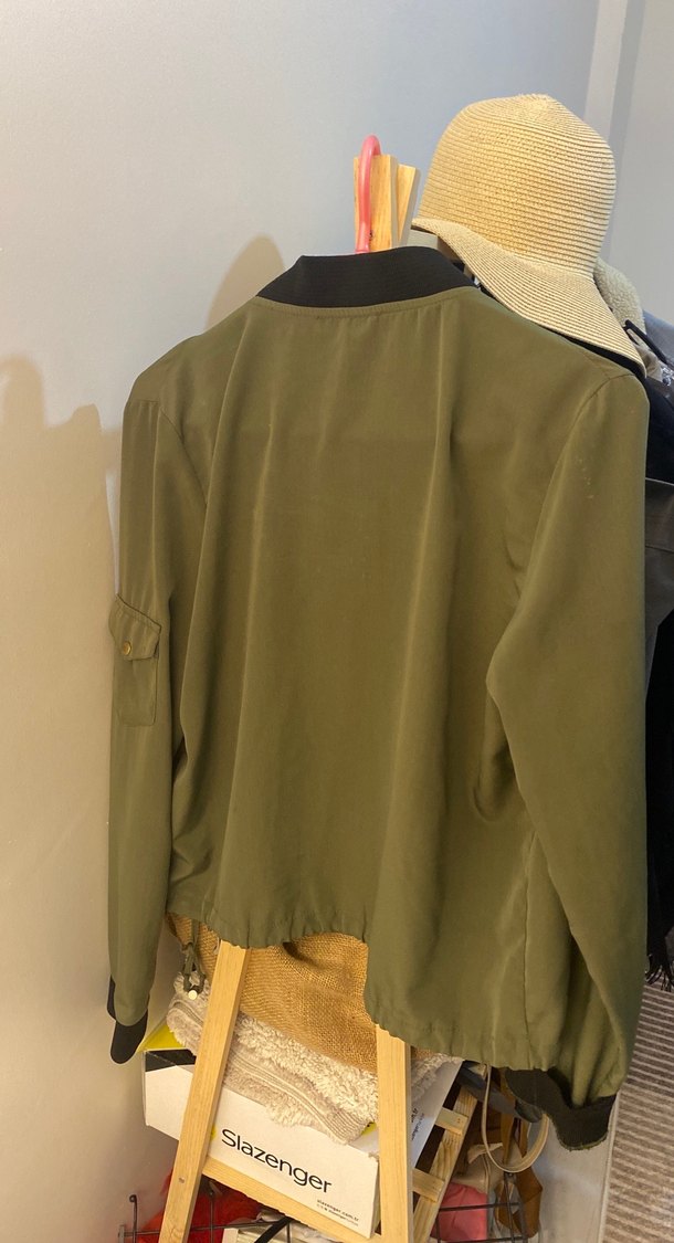 Haki Kadın Günlük Ceket - Görsel 2