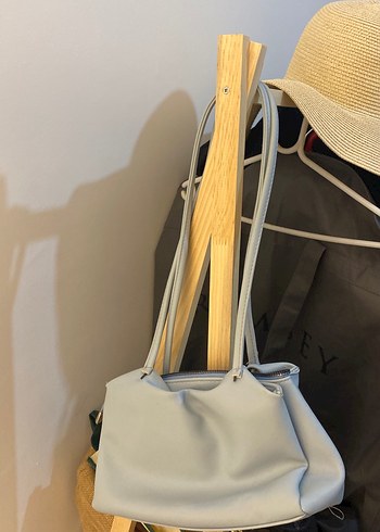 Minimalist Beyaz Deri Kadın Çanta - Görsel 2