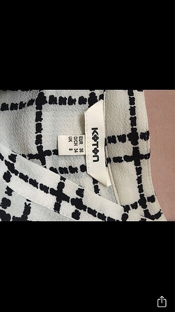 Koton yarım kol bluz - Görsel 3