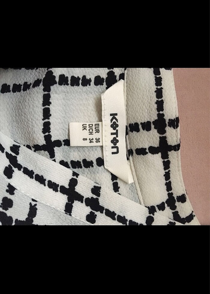 Koton yarım kol bluz - Görsel 3