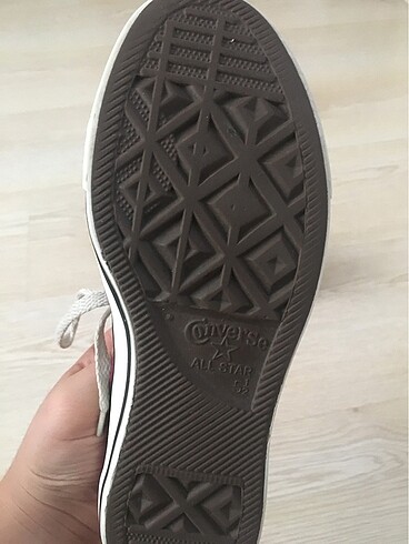 38 Beden bordo Renk Kırmızı converse ayakkabı