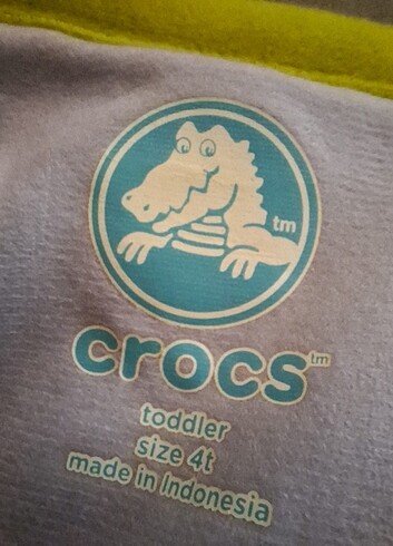 5 Yaş Beden Crocs baharlık unisex çocuk yağmurluk