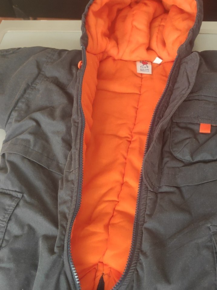 Koyu Gri Fermuarlı Tulum - Görsel 4