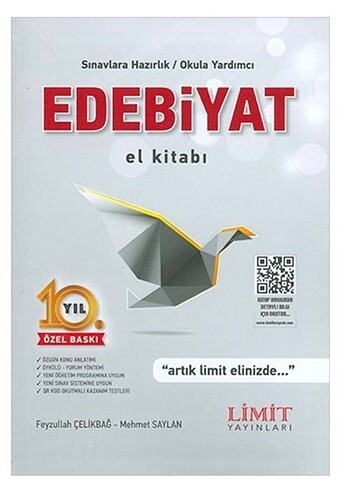Limit yayınları edebiyat el kitabı Türkçe ayt tyt yks edebiyat k