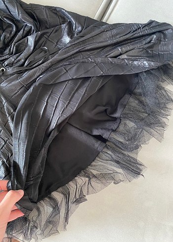 Deri gotik elbise - Görsel 6