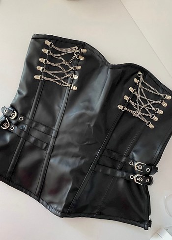 Deri gotik korse - Görsel 2