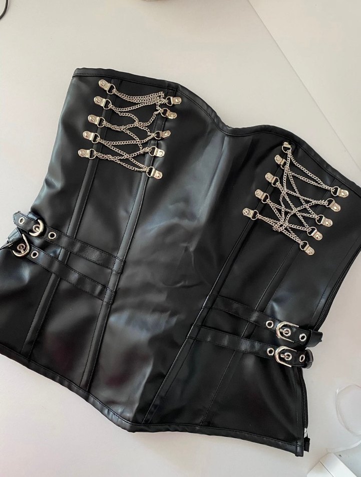 Deri gotik korse - Görsel 2