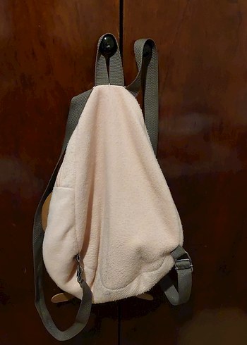 Pembe Avokado Tasarımlı Peluş Sırt Çantası - Görsel 2