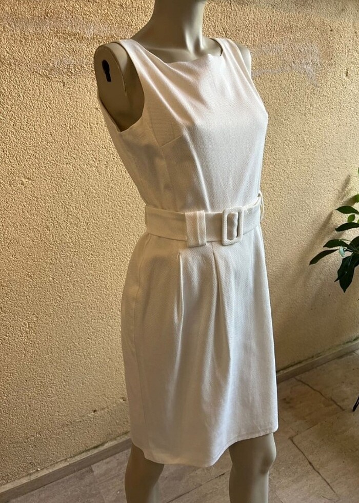 Kemerli elbise - Görsel 3