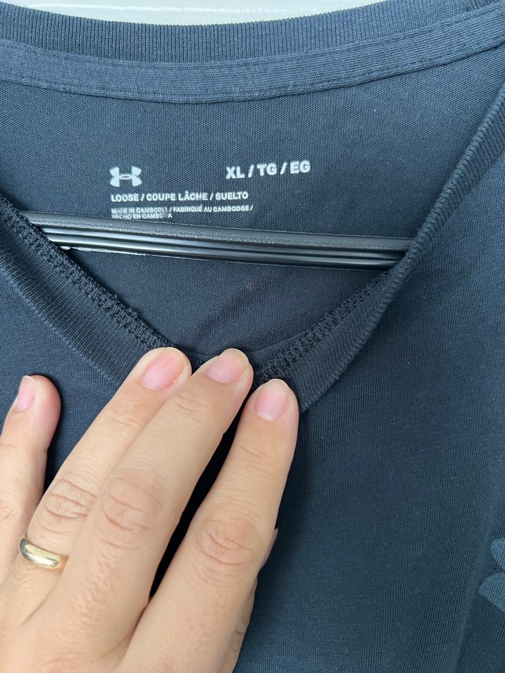 Mavi Kırmızı Regular Fit Tişört Large - Görsel 3