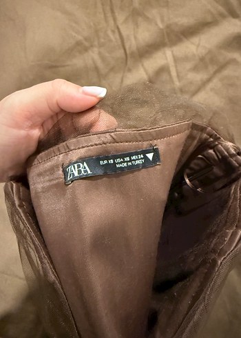 ZARA KAHVERENGİ KORSE - Görsel 3