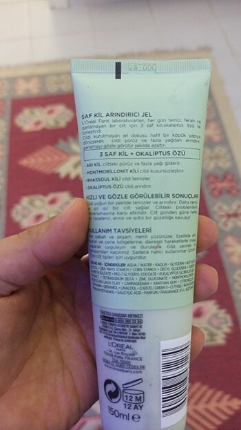 L'Oréal Paris L'Oreal Paris saf kil maskesi arındırıcı