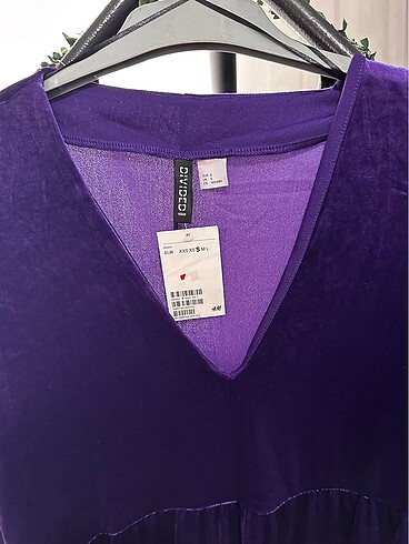 H&M Kadife elbise