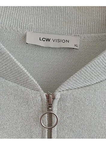 xl Beden beyaz Renk SİMLİ LCW BAHARLIK TRİKO HIRKA