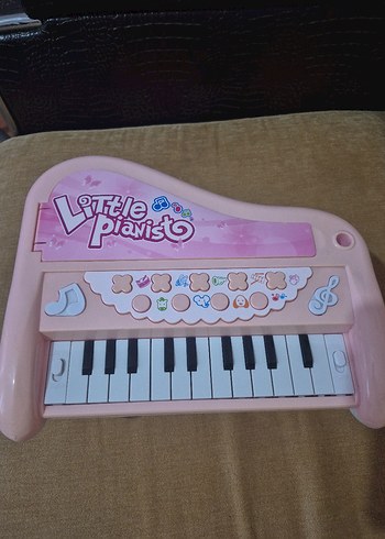 Pastel Pembe Eğitici Mini Piyano Oyuncak