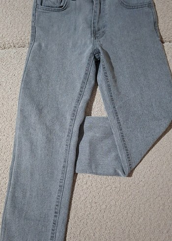 Gri Erkek Çocuk normal kesim Denim kot Pantolon