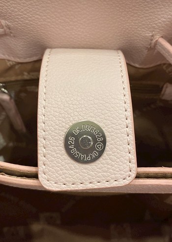  Beden pembe Renk Anne Klein crossbody bag Pembe Deri Minimalist Kadın Çanta AK