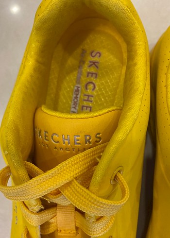 38,5 Beden sarı Renk Skechers Sarı Dolgu Topuklu Spor Ayakkabı