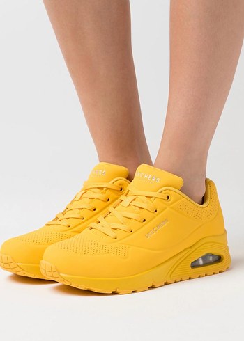 Skechers Sarı Dolgu Topuklu Spor Ayakkabı