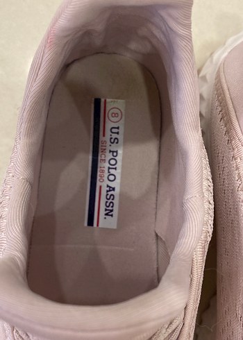39 Beden pembe Renk US POLO ASSN Pudra Pembe Topuklu Spor Ayakkabı