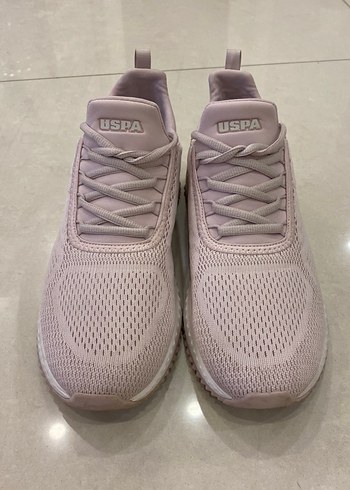 39 Beden US POLO ASSN Pudra Pembe Topuklu Spor Ayakkabı
